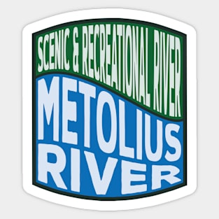 Metolius River Scenic and Recreational River Wave Sticker